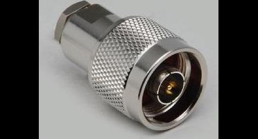 BKL Electronic 0404060 0404060 N-connector Stekker, recht 50 Ω 1 stuk(s)