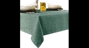 De Witte Lietaer Tafellaken Rond, Laurel Groen - Ø 210 cm - 100% Polyester
