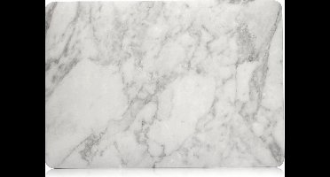 Shop4 - Geschikt voor MacBook Pro 16-inch (2019) Hoes - Hardshell Cover Marmer Licht Grijs