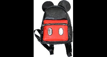 Rugtas - Schooltas Mickey Mouse Zwart/rood