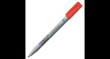 Lumocolor F non-permanent rood