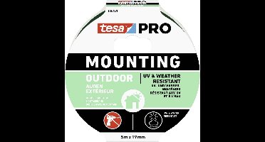 tesa Mounting PRO Outdoor 66751-00001-00 Montagetape Transparant (l x b) 5 m x 19 mm 1 stuk(s)