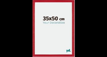 Your Decoration - Fotolijst 35x50 cm - MDF - Rood - Mura