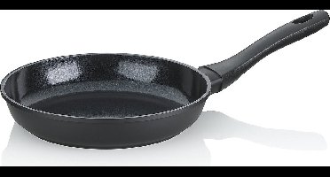 Koekenpan, 24 cm, Zwart, Non-stick, PFAS/PTFE vrij, Gegoten Aluminium - Kela | Atura