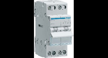 Hager SFT225 HAG OMSCHAKELAAR 2P 25A I-0-II