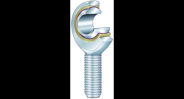 INA/Elges Stangkop buitendraad rechts, onderhoudsvrij - GAKR5-PW-A