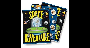 Emoji - Space Monkey - A5 schrift - BTS 21-22 - 3 Pak