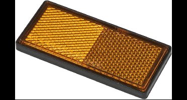 ProPlus Zelfklevende oranje reflector - rechthoekig - 85 x 39 mm - E4-gekeurd