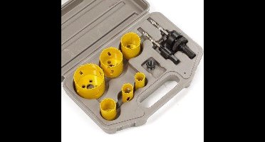 Topgear Gatenboor / Gatenzaag ( 9 Delig B-Metaal)