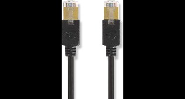 Nedis CAT6 Netwerkkabel - RJ45 Male - RJ45 Male - F/UTP - 15.0 m - Rond - LSZH / PVC - Antraciet - Window Box