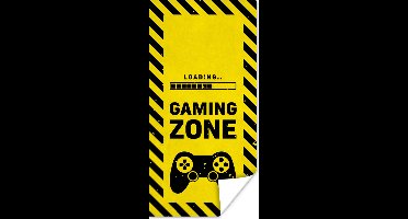 Game Poster - Gaming - Quotes - Controller - Gaming zone - Game - 80x160 cm - Game room decoratie