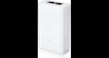 Ubiquiti U-POE-AT | PoE+ Injector (802.3at) | 30W | Gigabit Ethernet | PoE (met Adapter)