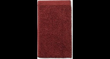 Gastendoek, Set van 3 Stuks, 30 x 50 cm, Roest Rood, Katoen - Kela | Ladessa