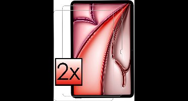 Screenprotector - 2 Stuks - Geschikt voor Apple iPad Air (2024/2025/2026) - 13 inch - Extra Sterk - Beschermglas - Gehard Glas - Tempered Glass - Screen Protector - Bescherm Cover