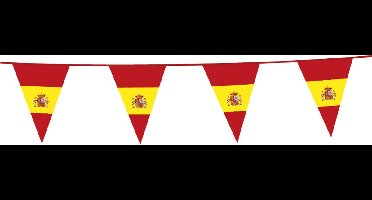 Wefiesta - Vlaggenlijn PE Spanje - 10 meter - 20 x 30 cm - WK voetbal 2026 - WK voetbal versiering - Olympische spelen