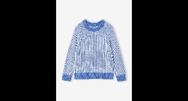 Trui voor jongens van gebreid materiaal blauw