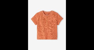 T-shirt baby jongen biologisch katoen hazelnoot