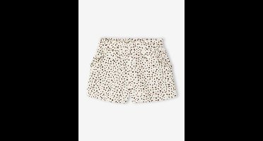 Short voor meisjes van katoengaas beige
