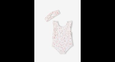 Babyset badpak en heupband ecru