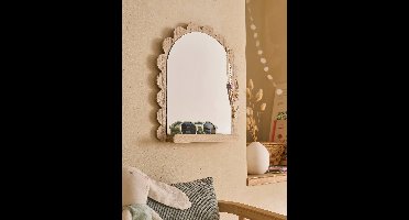 Spiegel met plank FESTON beige