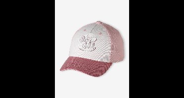 Pet voor meisjes van geborduurd katoen oudroze