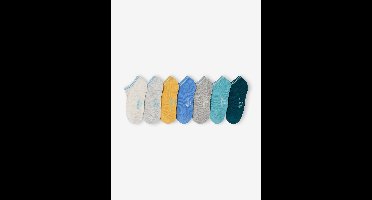 Set van basissokken voor jongens blauw
