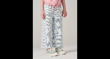 Meisjes van katoen blauw, gestreept