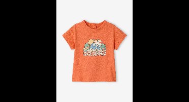 T-shirt baby jongen biologisch katoen sinaasappel