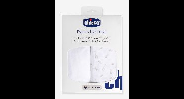 Set 2 hoeslakens Next2Me CHICCO wit