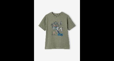 T-shirt met korte mouwen voor jongens korstmos