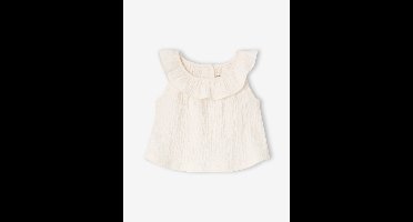 Mouwloze t-shirt voor babymeisjes ecru