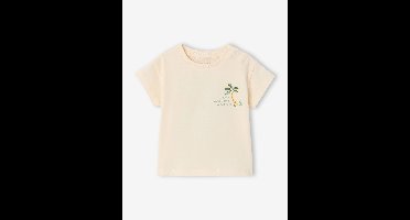 T-shirt met korte mouwen baby jongen ecru