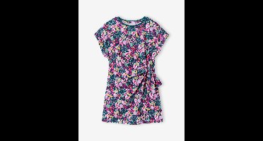 Jersey jurk met print groen