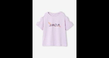 T-shirt met korte mouwen voor meisjes lila