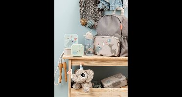 Waterfles met intrekbaar rietje DONE BY DEER beige