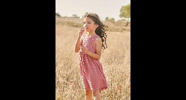 Meisjesjurk zonder mouwen oudroze