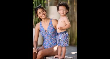 Zwemshort baby jongen capsule Liberty blauw