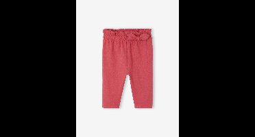 Molton babybroek met elastische taille rozen