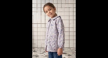 Personaliseerbare meisjesschort lila (poederkleur)