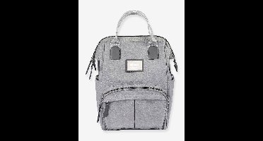 Luierrugzak BEABA Wellington gechineerd grijs