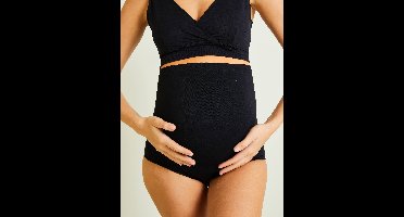 Set van 2 zwangerschapsslips hoge taille zwart (set van 2)