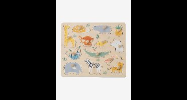 Puzzle met jungle-knopen meerkleurig