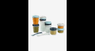 Set eerste maaltijd BEABA geassorteerde blauwe tinten (s