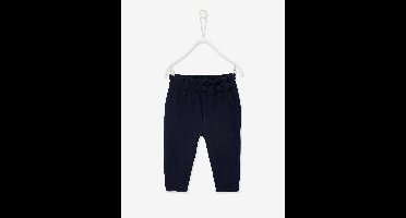 Molton babybroek met elastische taille inkt