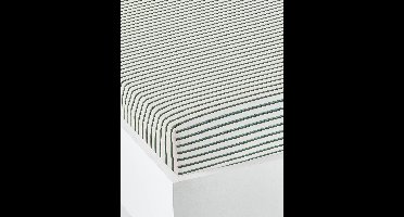 GREEN FOREST Oeko-Tex® baby hoeslaken ecru/groen