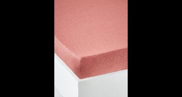 Effen hoeslaken kind Oeko-Tex® terracotta