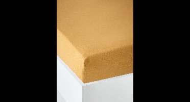 Effen jersey hoeslaken van Oeko-Tex® mosterdgeel