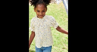 Blouse voor meisjes ecru