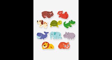 DJECO Dieren Duo Puzzel groen