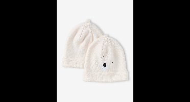 Set van 2 koala babymutsjes wit